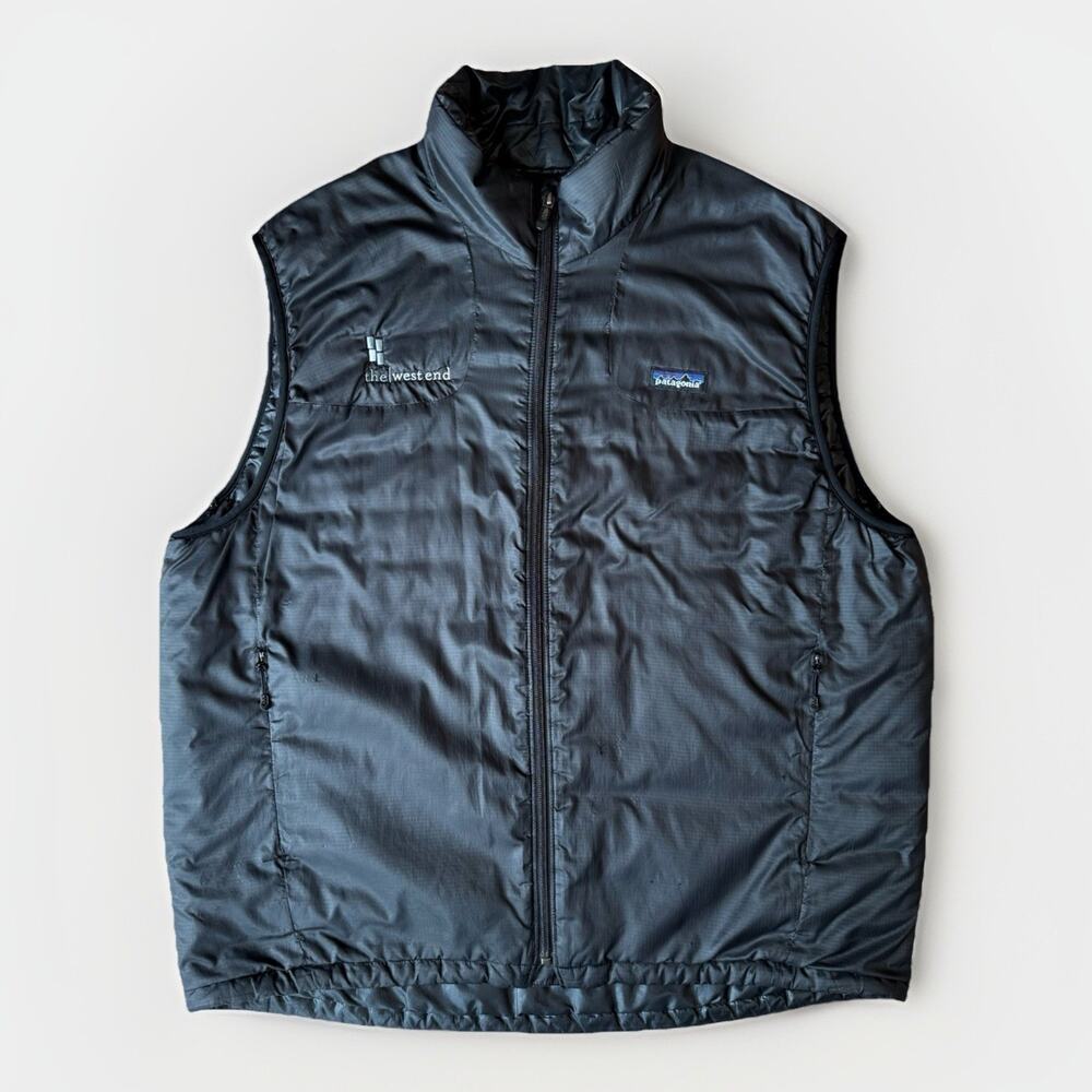 Patagonia Micro Puff Vest XL Black Insulated Full Zip Puffball Outerwear